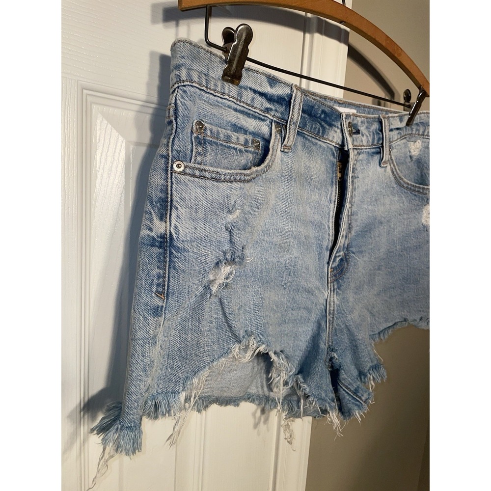 Daze Denim Shorts Troublemaker Distressed Size 29 Organic Cotton - Picture 6 of 6
